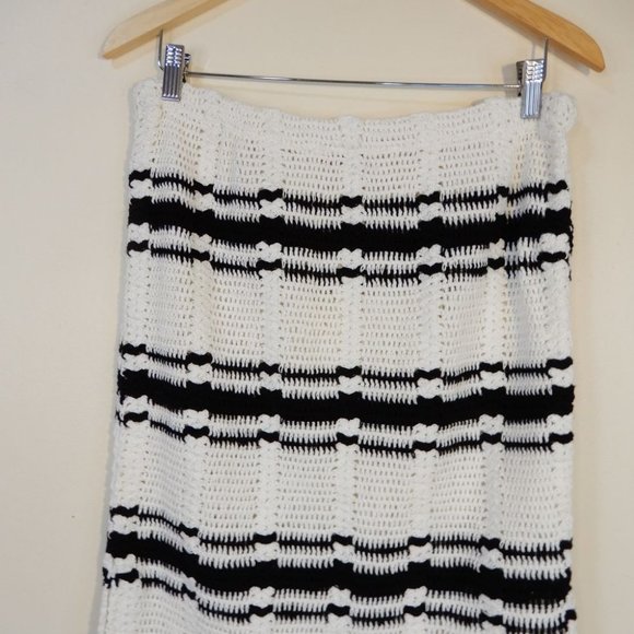 Free People FP BEACH Donni Sweater SET Size M Midi Skirt Tank Top Crochet NEW - Picture 7 of 12